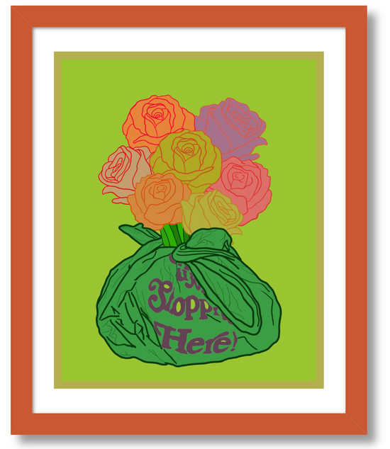 Bloom and Grow Pop Art Art Print - Green