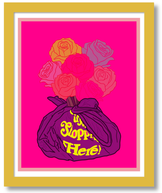 Bloom and Grow Pop Art Art Print - Pink