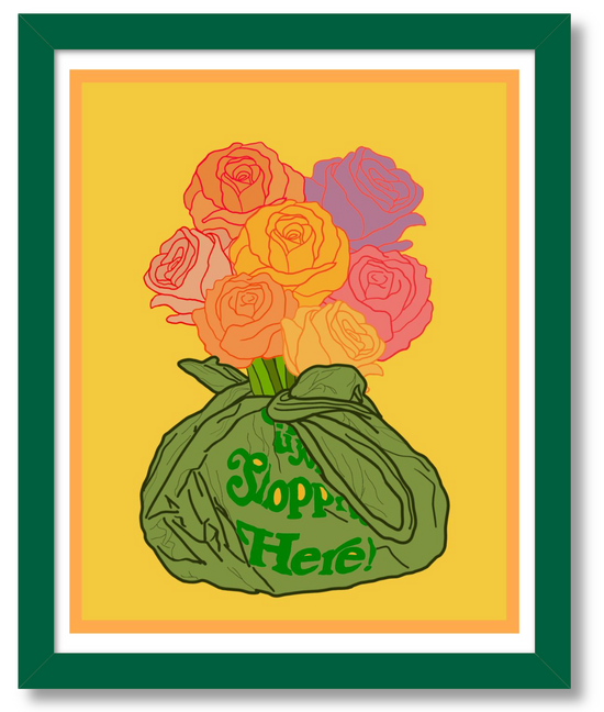 Bloom and Grow Pop Art Art Print - Yellow