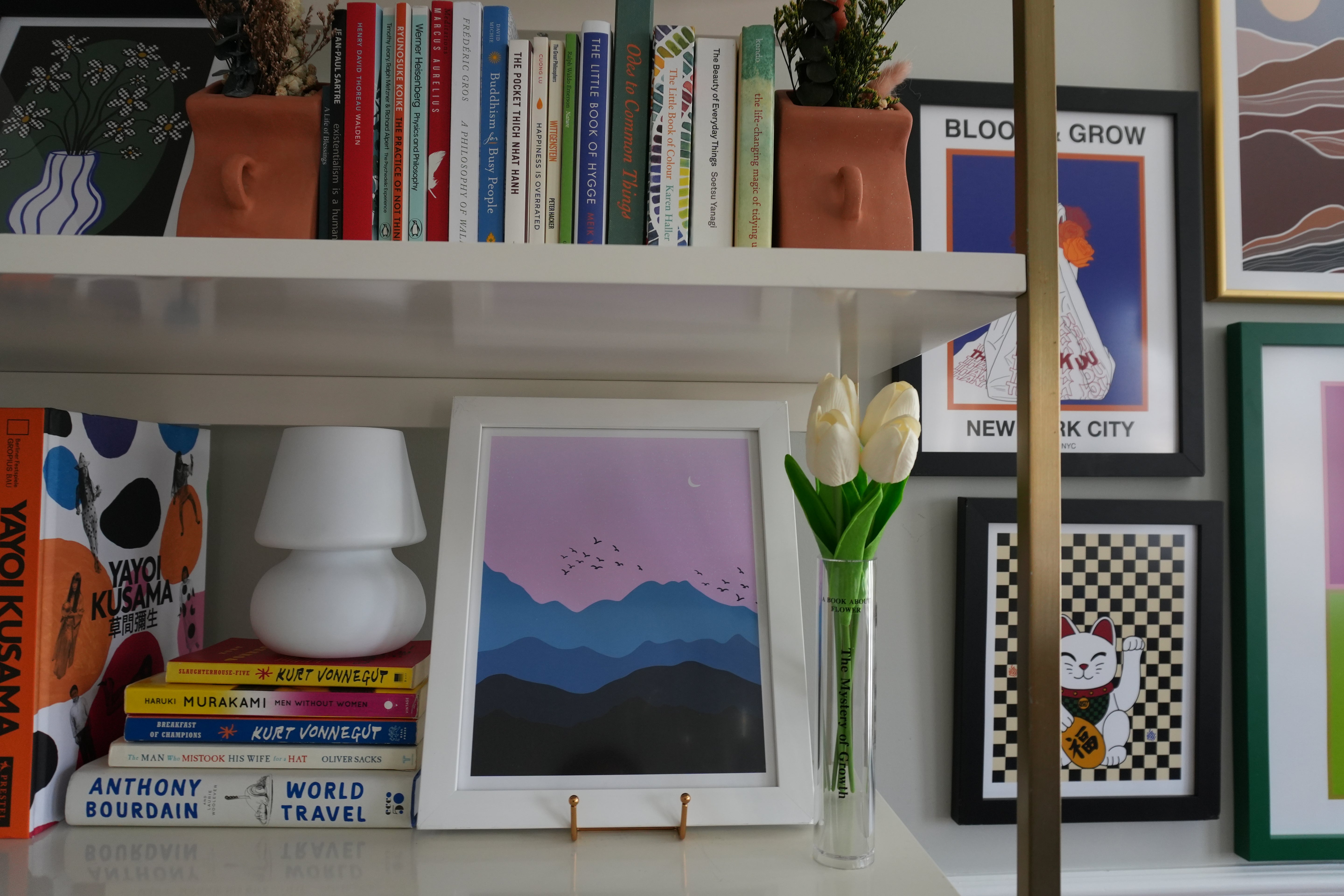 Missing the Mountains Art Print