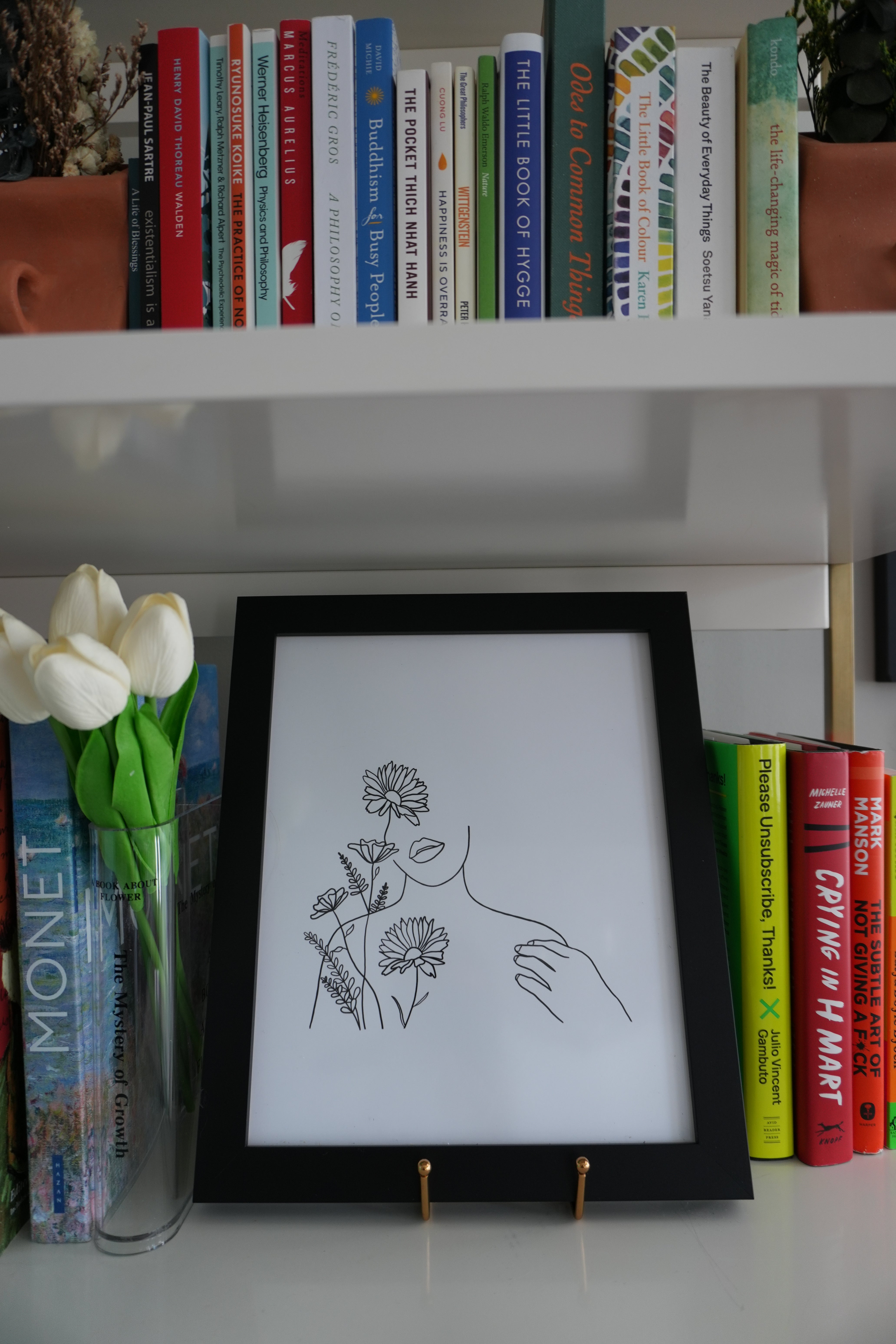 Woman in Full Bloom Art Print