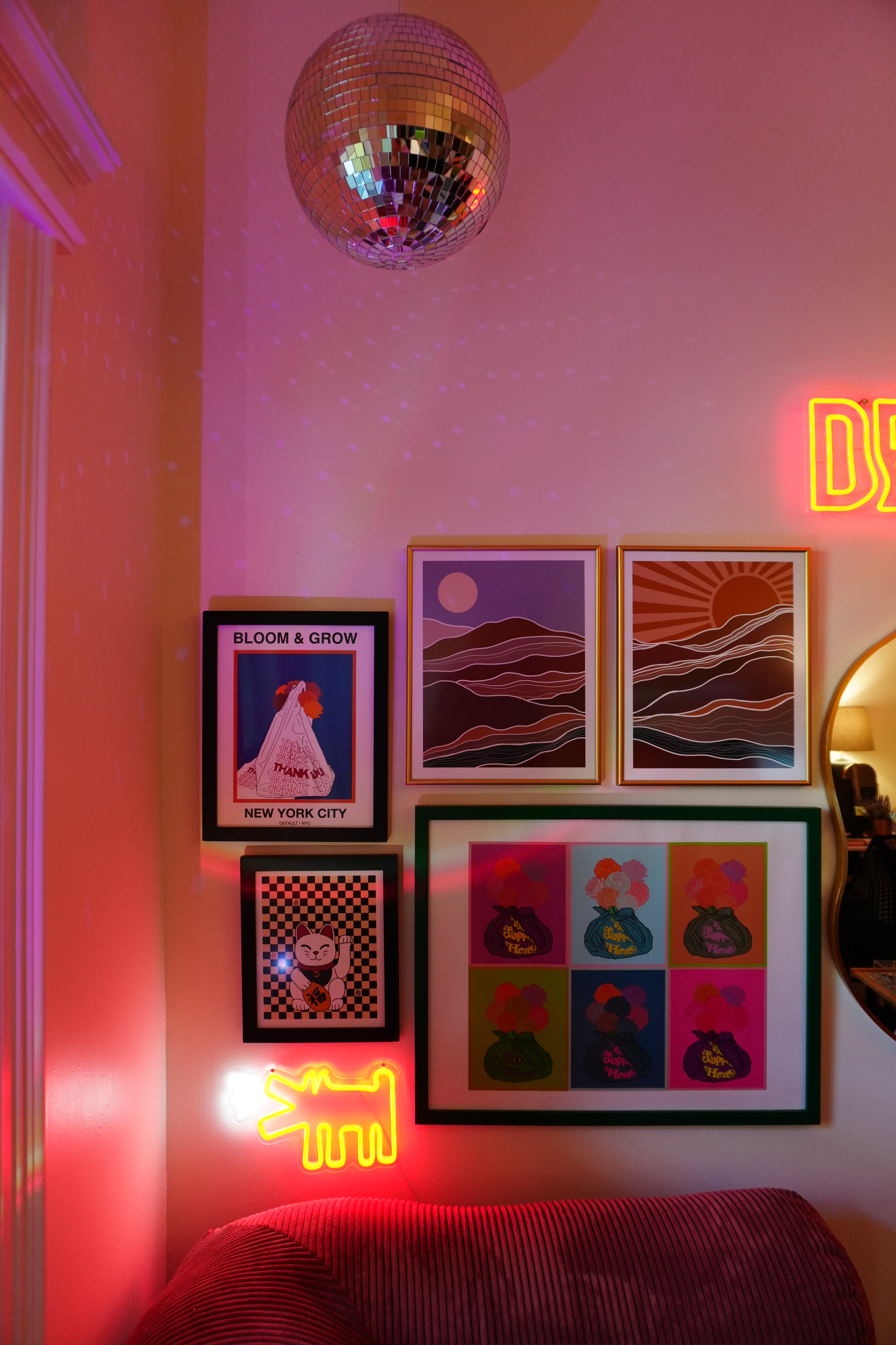 Lucky by Default Art Print