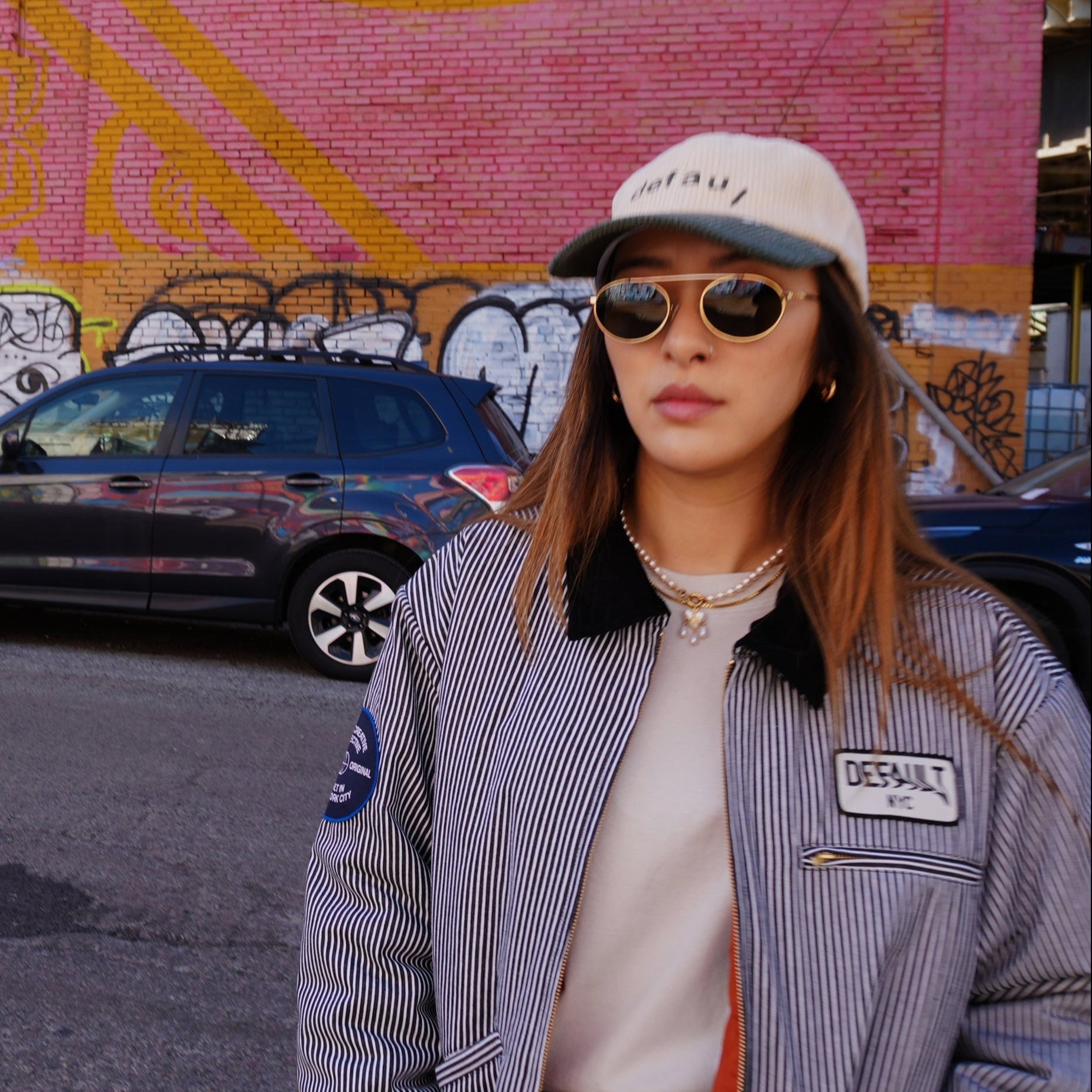 Striped Industry Jacket