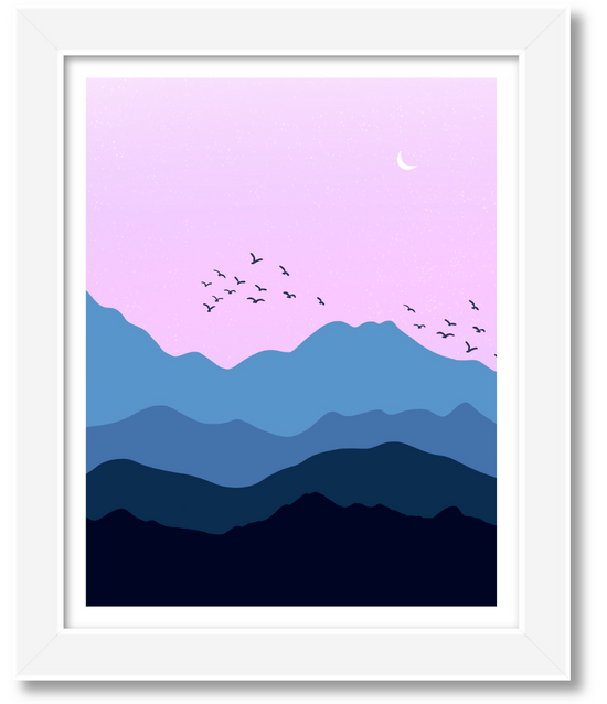 Missing the Mountains 8x10 Art Print