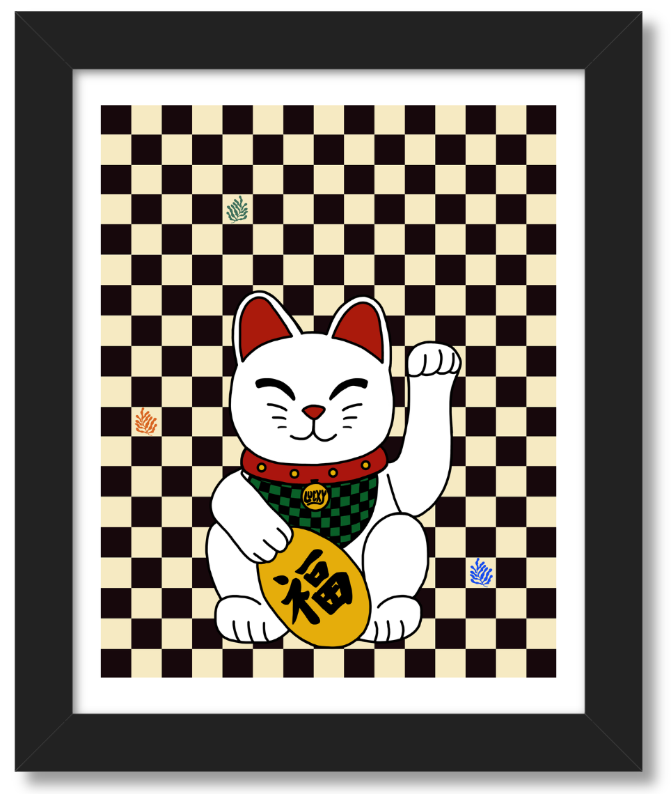 Lucky by Default Art Print