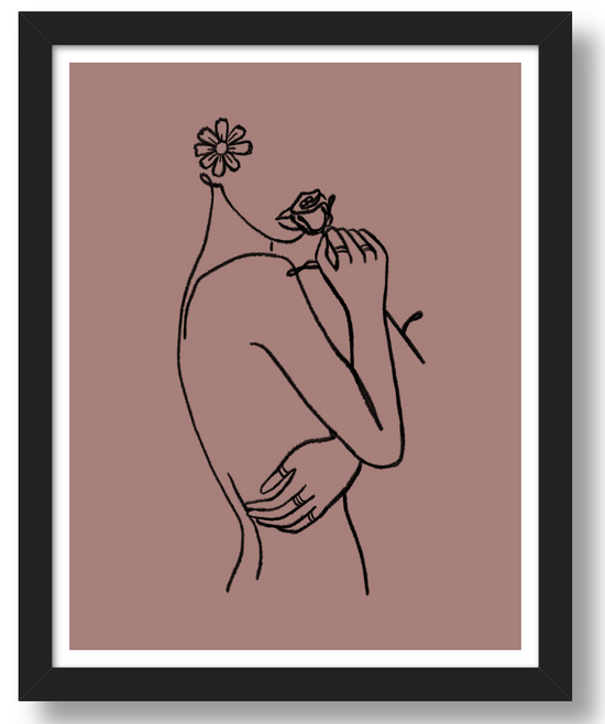 Femme Rose 11x14 Art Print